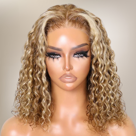 BOB Bye-Bye Knots 7x5 Honey Blonde Highlights Wear Go