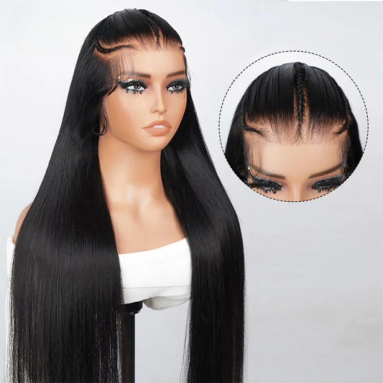 Pre braided 13x4 HD Lace Front Glueless