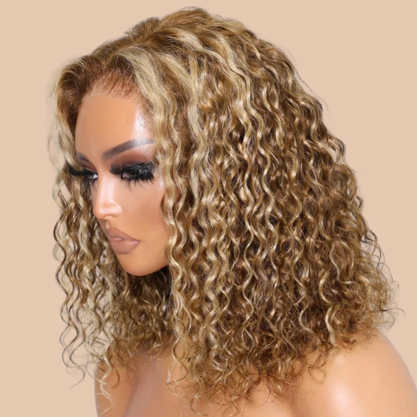 BOB Bye-Bye Knots 7x5 Honey Blonde Highlights Wear Go