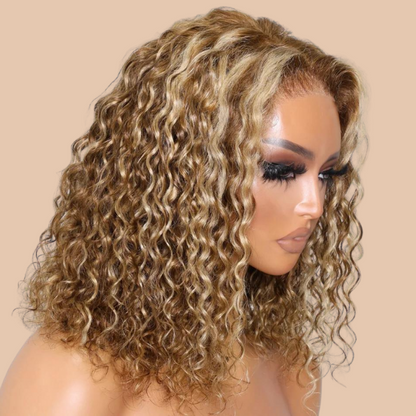 BOB Bye-Bye Knots 7x5 Honey Blonde Highlights Wear Go