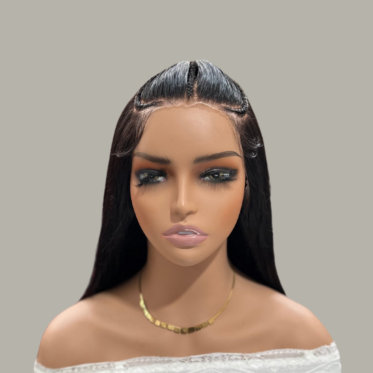 Pre braided 13x4 HD Lace Front Glueless