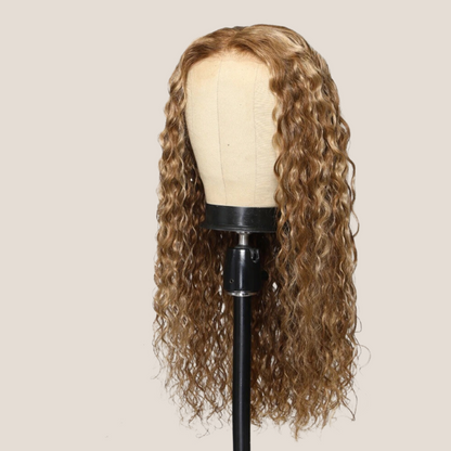 7x5 Water Wave Reflets Blonds Miel _ Glueless