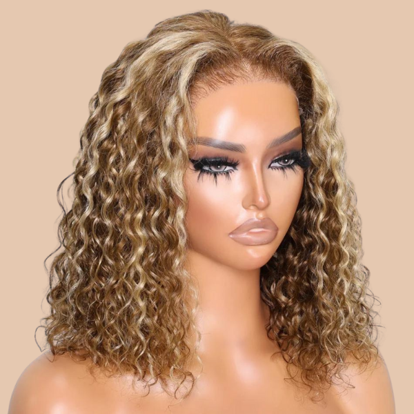 BOB Bye-Bye Knots 7x5 Honey Blonde Highlights Wear Go
