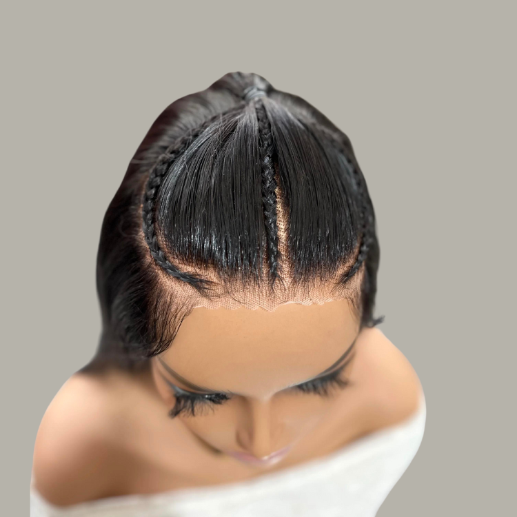 Pre braided 13x4 HD Lace Front Glueless