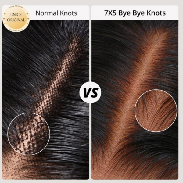 7x5 Water Wave Reflets Blonds Miel _ Glueless