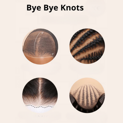 BOB Bye-Bye Knots 7x5 Honey Blonde Highlights Wear Go